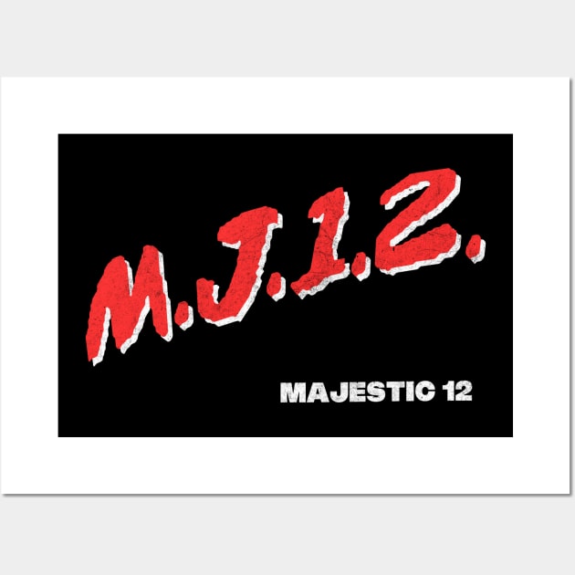 Majestic 12 / MJ-12 Wall Art by DankFutura